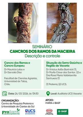 Seminário Cancros dos Ramos da Macieira